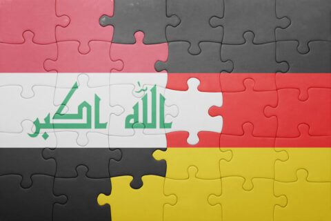 irak and german flag combined